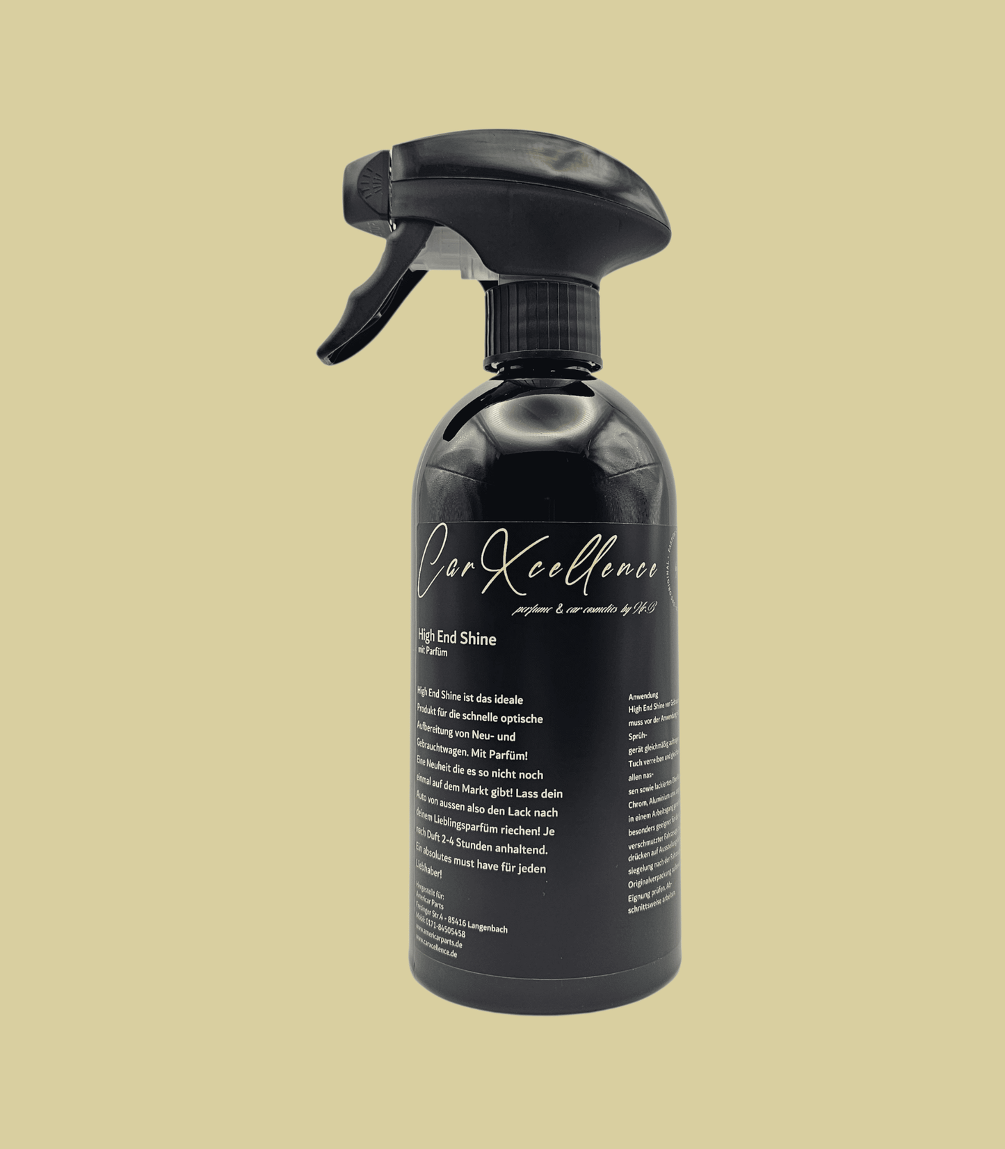 High End Glanz Detailer mit Parfüm 500ml